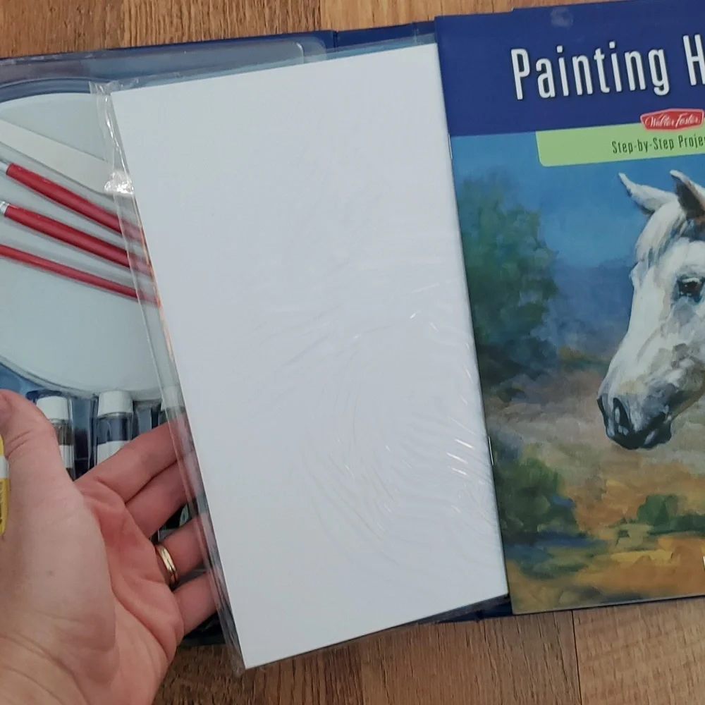 Walter Foster Learn‎ to Paint Horses in Acrylic Set NIB